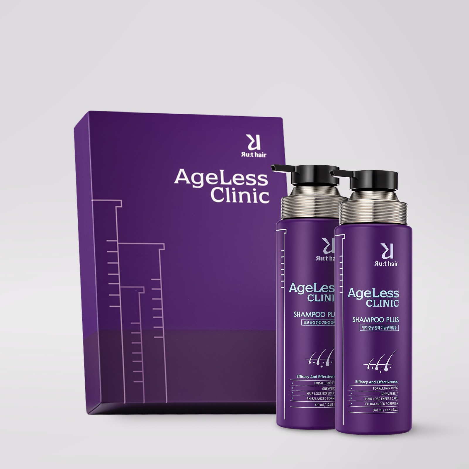 [Family Month &amp; Shopping Bag Presented] Root Hair Ageless Clinic. Shampoo Duo Set (30% off)