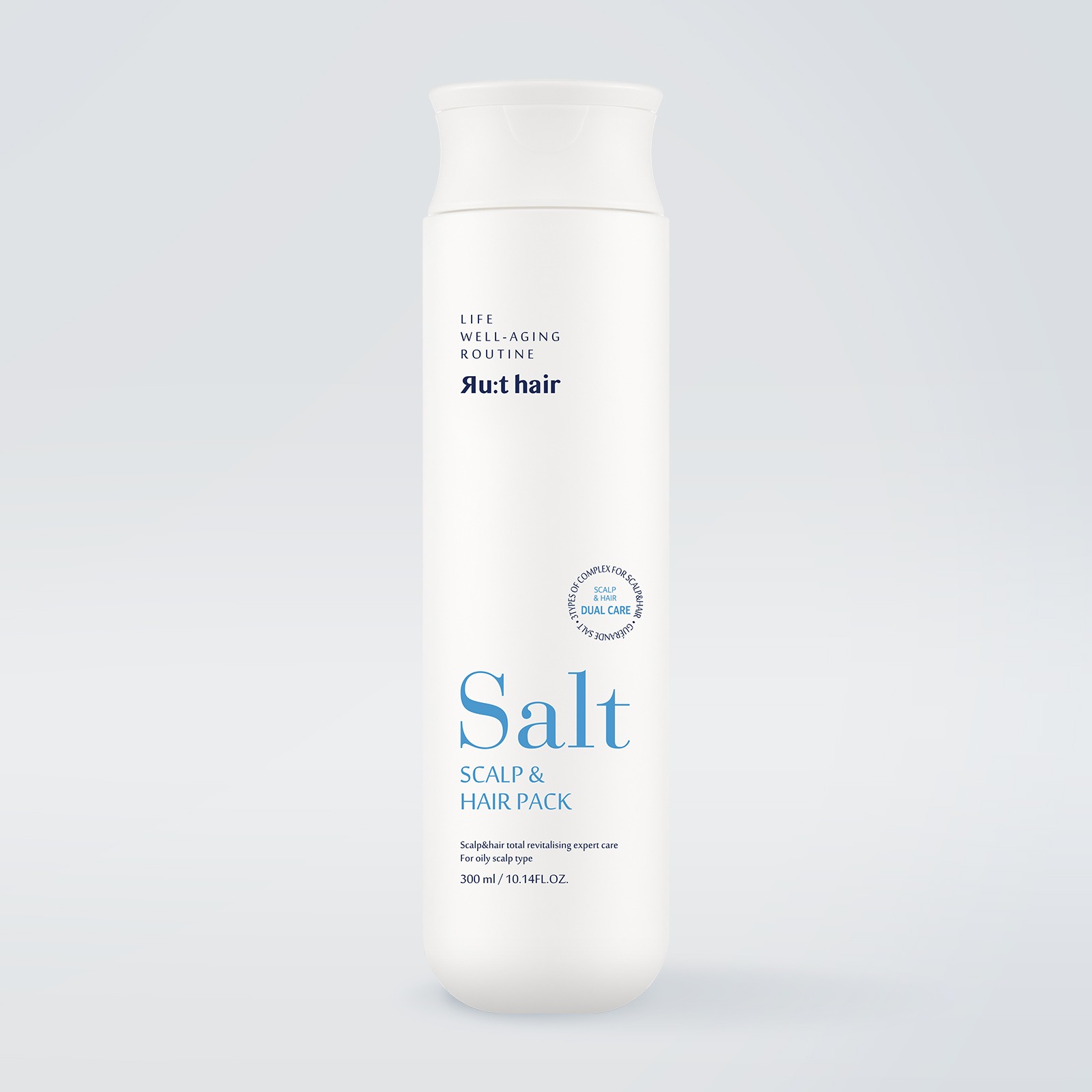 Root Hair Scalp Clarifying and Hair Moisturizing Nutrition Charging Salt Scalp and Hair Pack 300 ml